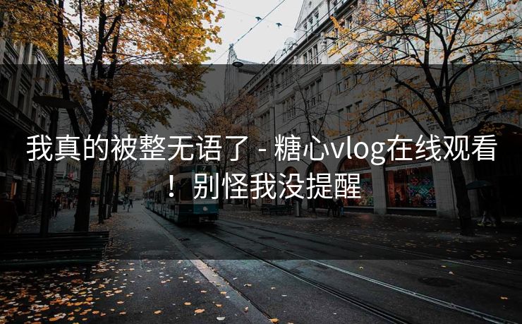 我真的被整无语了 - 糖心vlog在线观看！别怪我没提醒